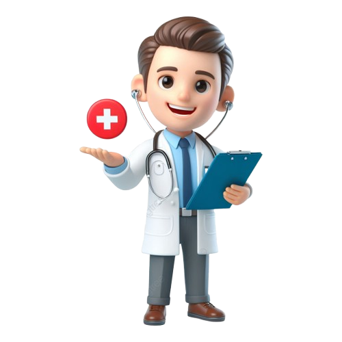 Professional female doctor with stethoscope in medical setting